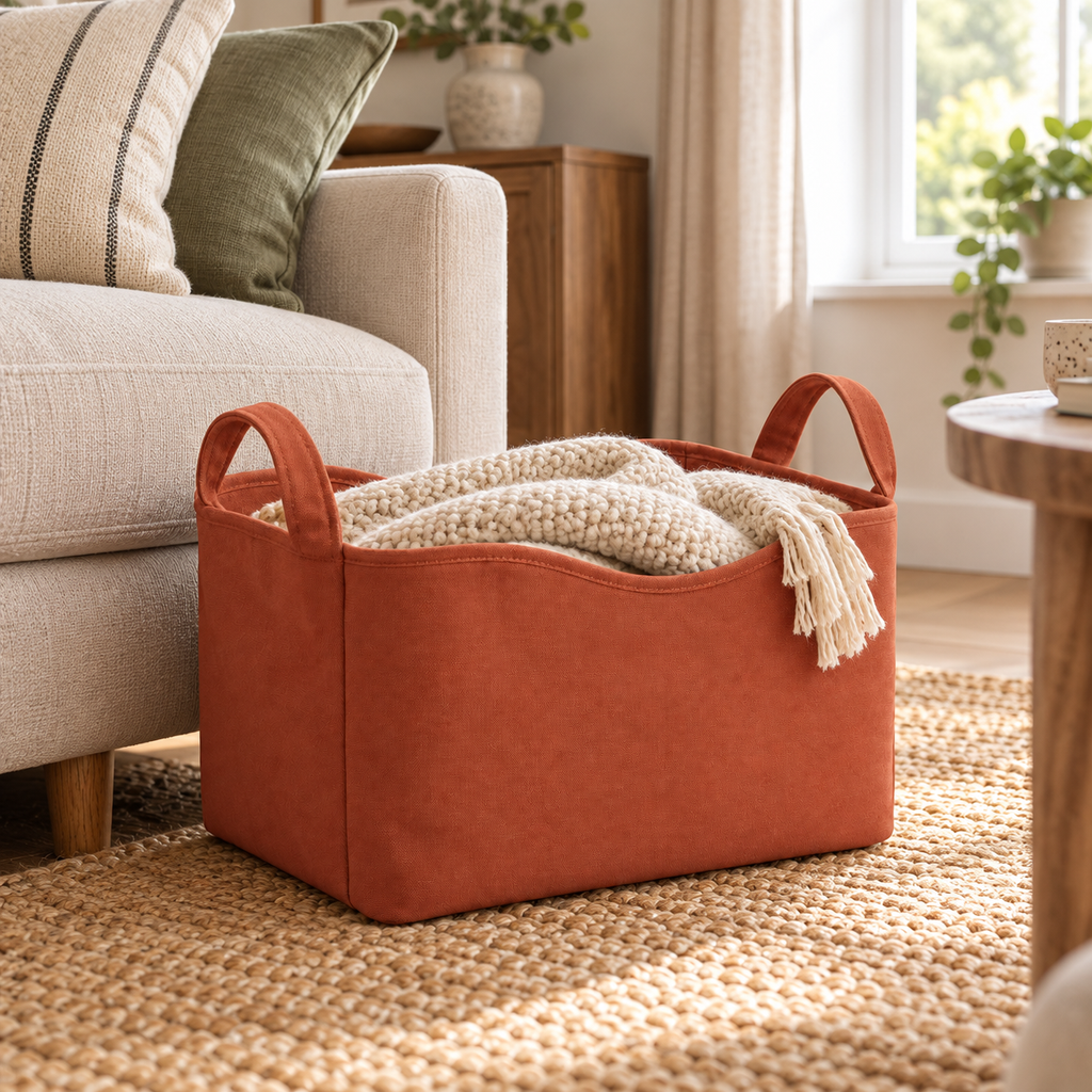 Crestwell Wave Handle Basket