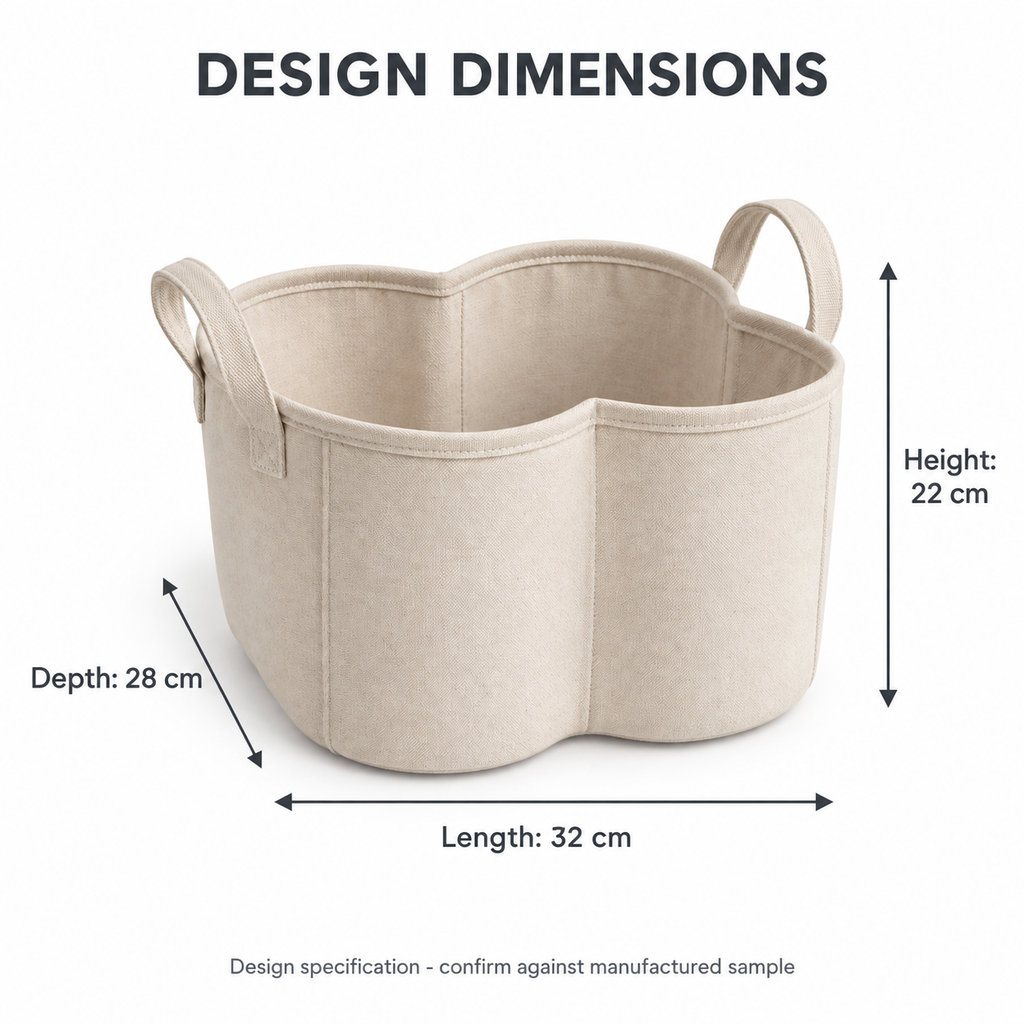 Crestwell Petal Storage Basket
