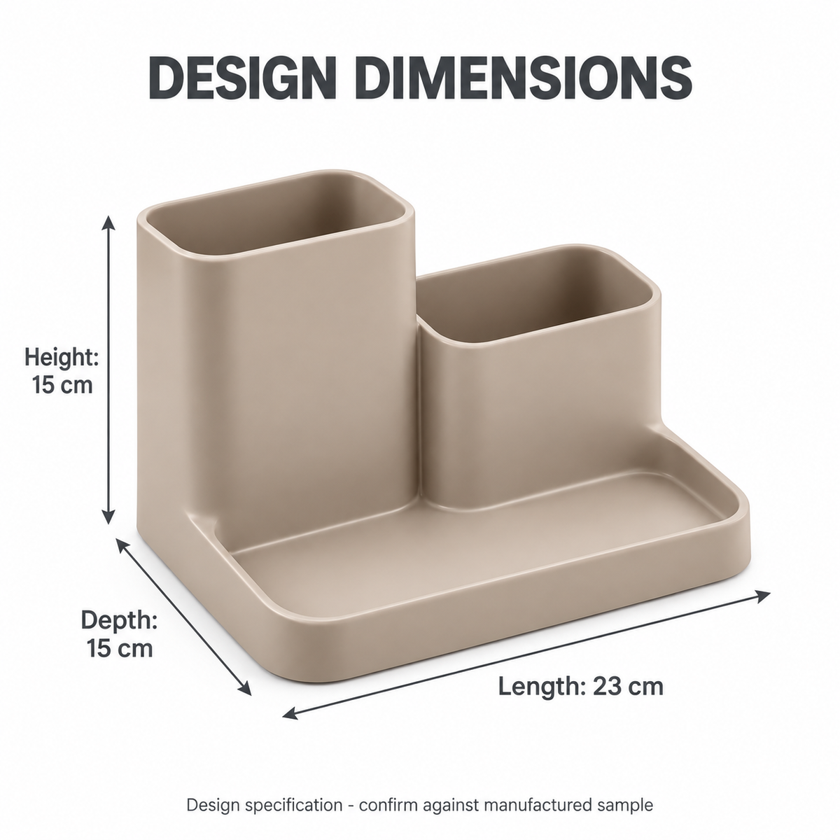 Crestwell Offset Bedside Caddy