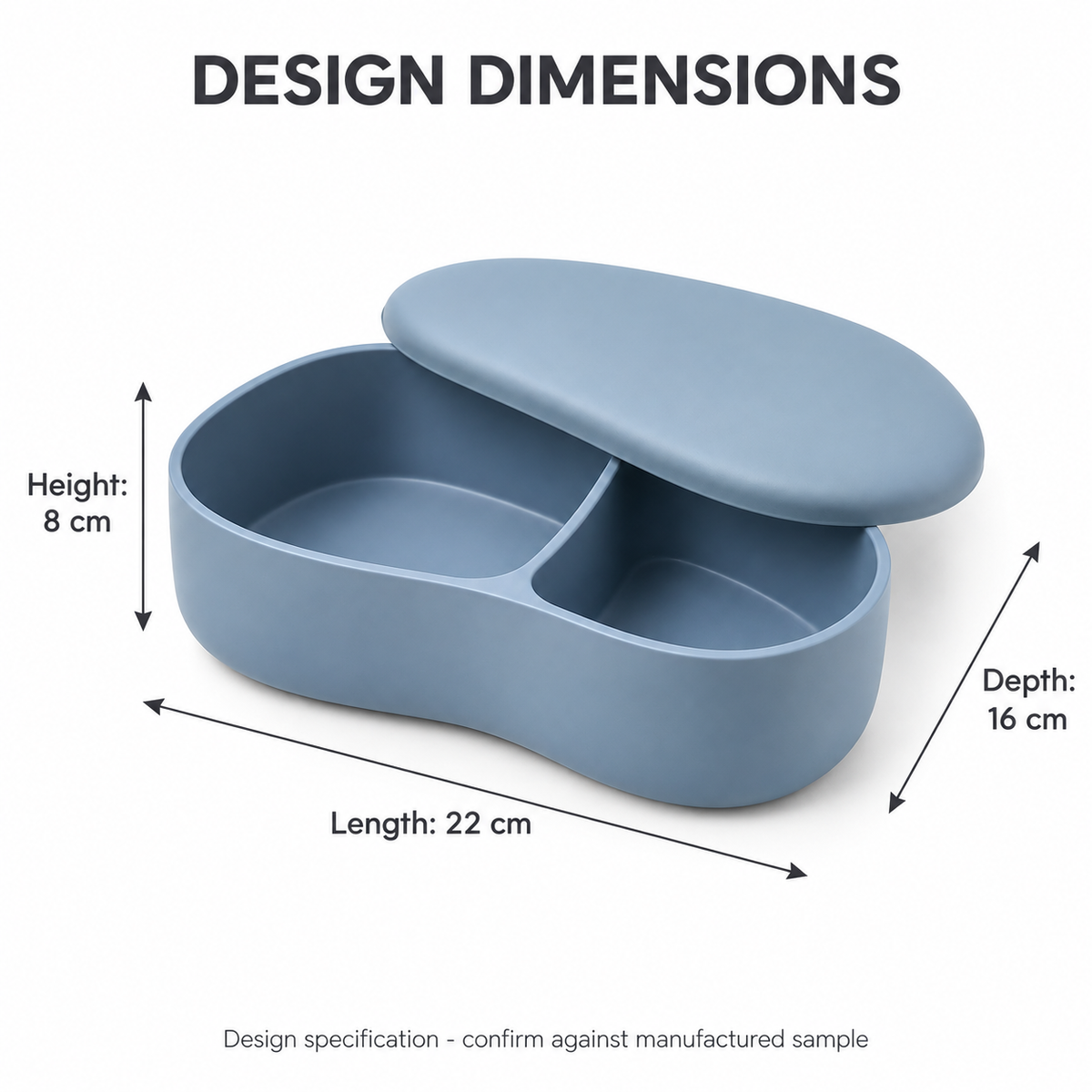 Crestwell Pebble Storage Box